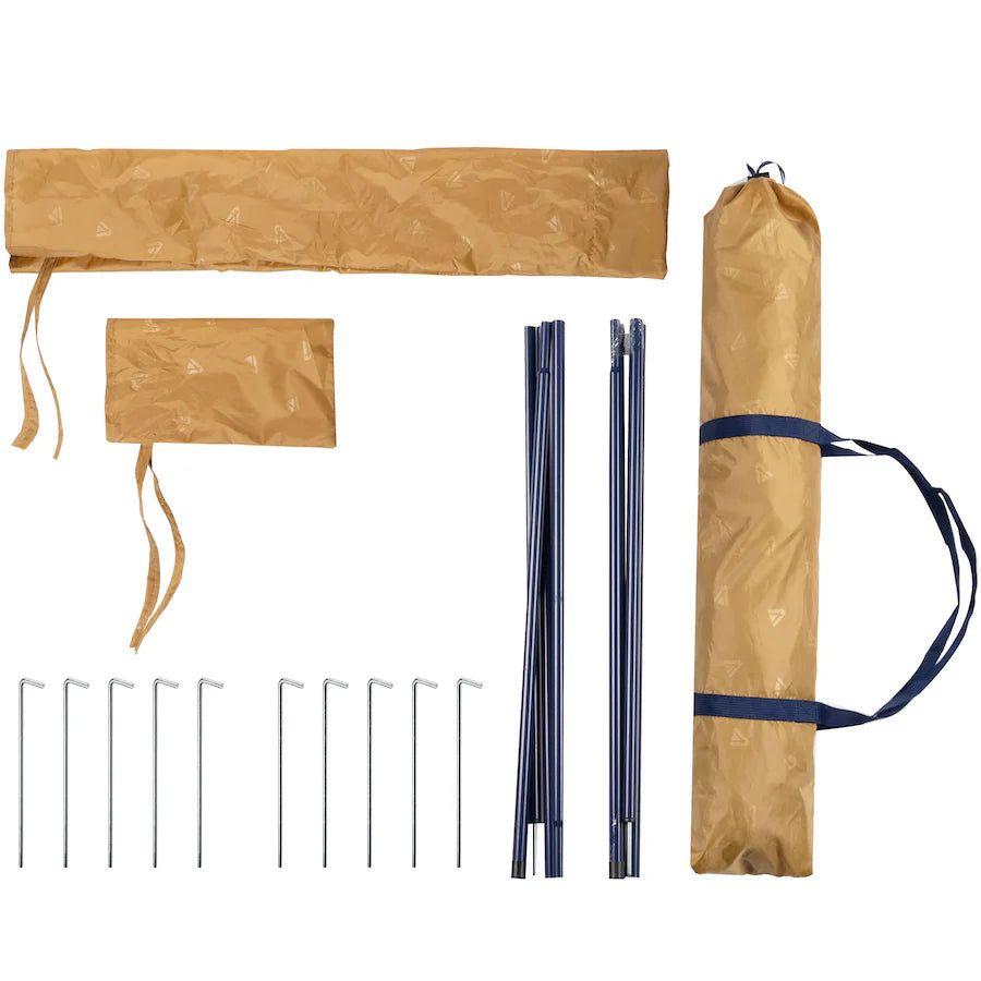 Tambu PALA - Sun Tarp with Awning Poles - 62% OFF