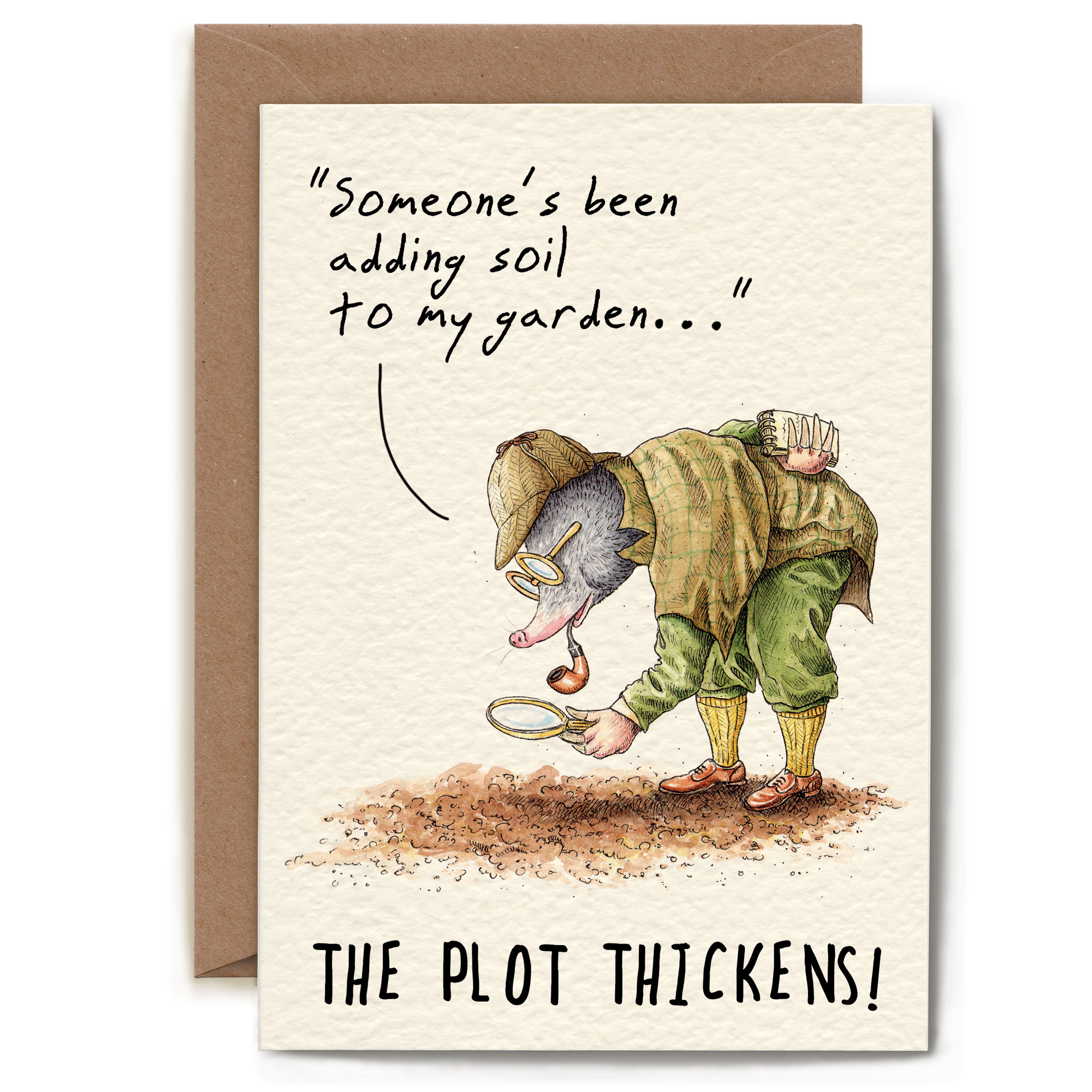 Plot Thickens Card by Bewilderbeest