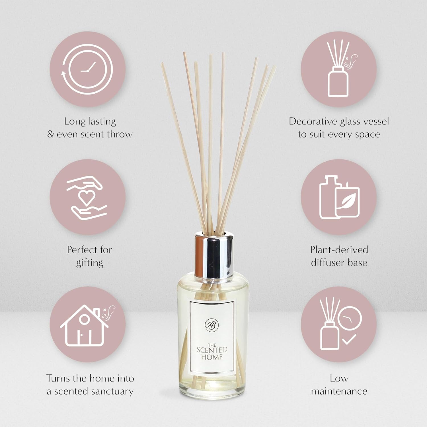 The Scented Home Reed Diffuser 150ml Various Scents