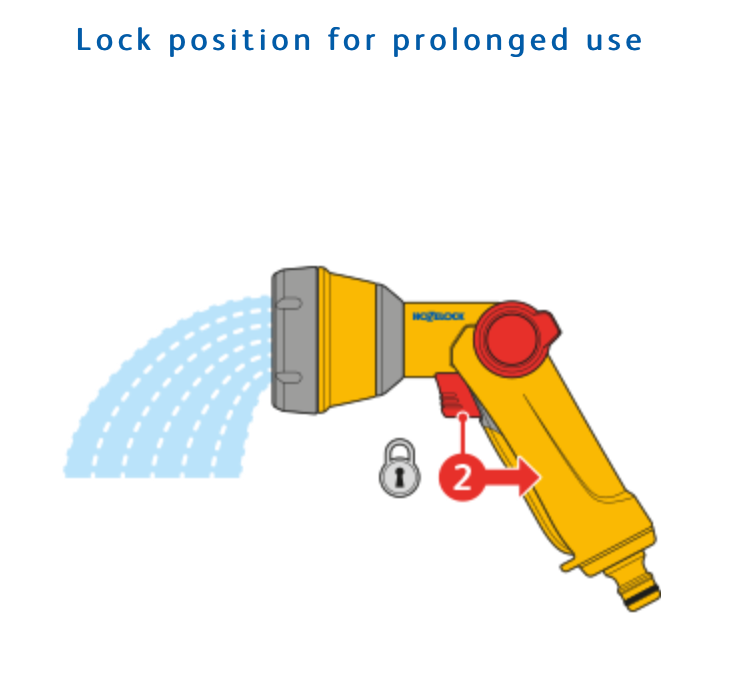 Hozelock 2343 Multi Spray Gun with 3 Fittings