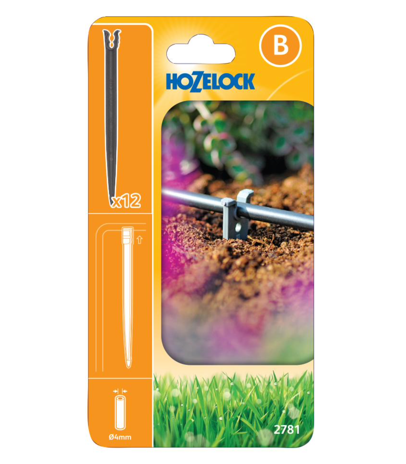 Hozelock 2781 Peg/Stakes 4mm - Pack of 10