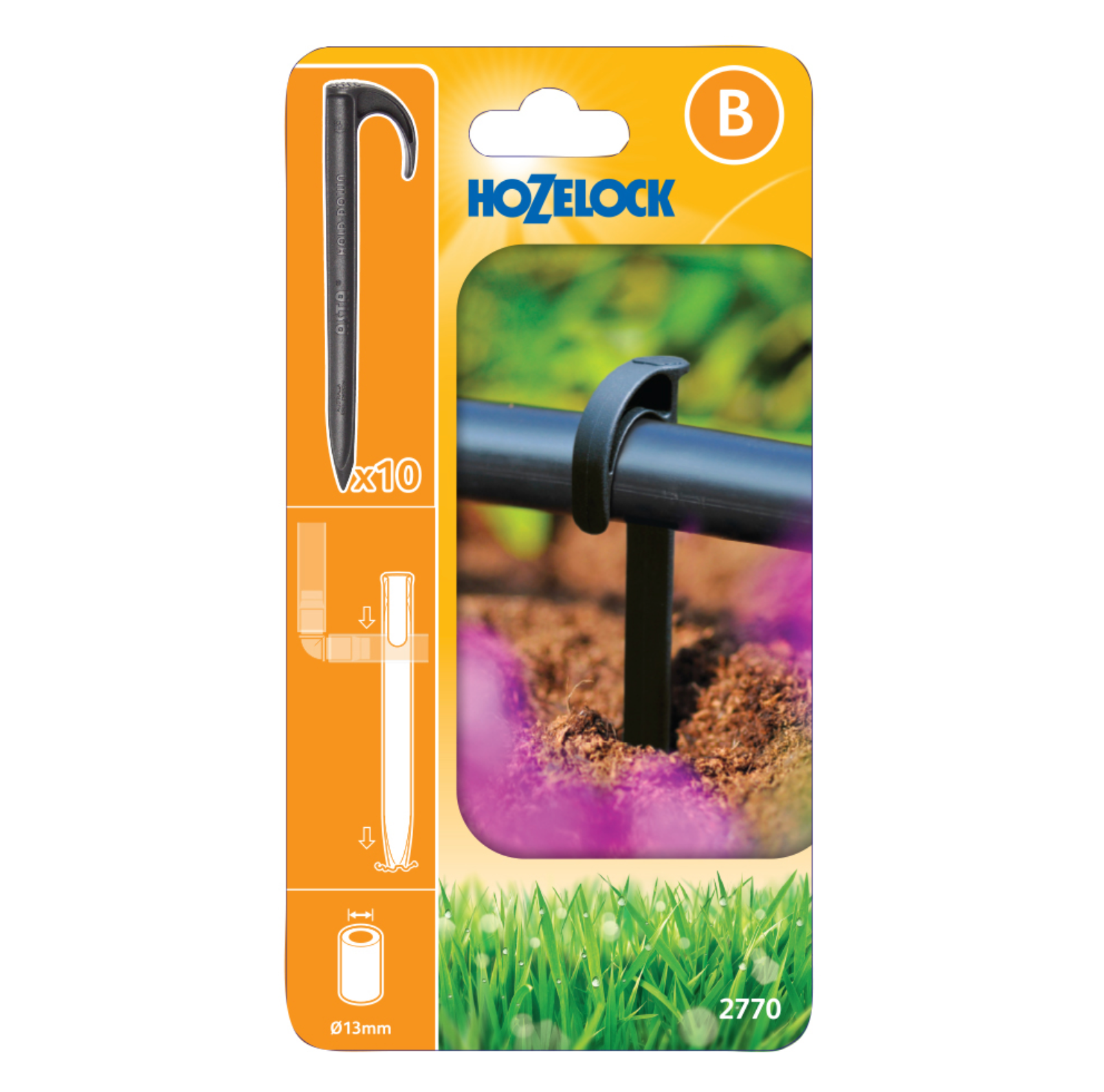 Hozelock 2770 Stake 13mm - Pack of 10