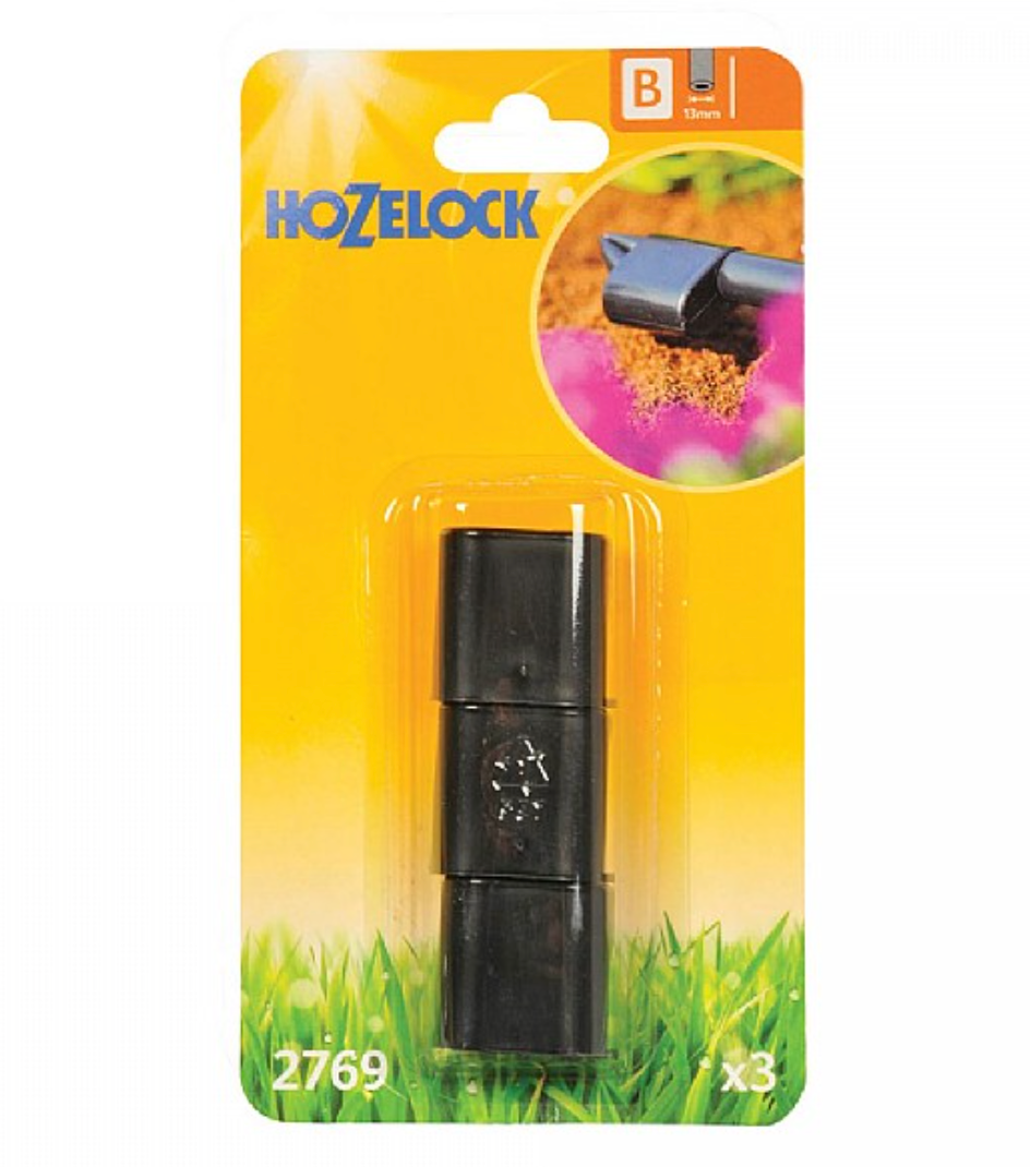 Hozelock 2769 End Plug 13mm - Pack of 3
