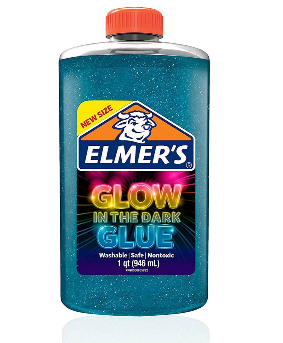 Elmer's Washable Glow in the Dark Glue Blue - LARGE 946ml