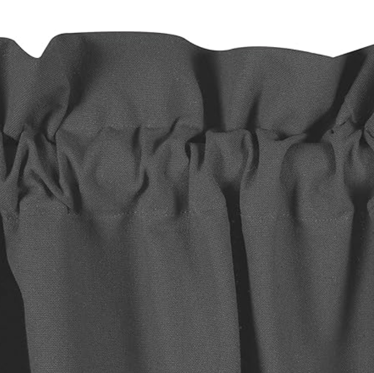 'Native Fab' 3 Pieces Window Curtain Tiers and Valance Set – Half Window Curtains Short Curtains 2 Tiers & 1 Valance Curtain