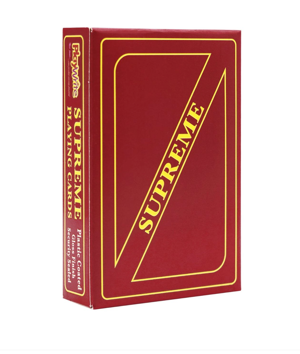 Supreme Plastic Coated Playing Cards