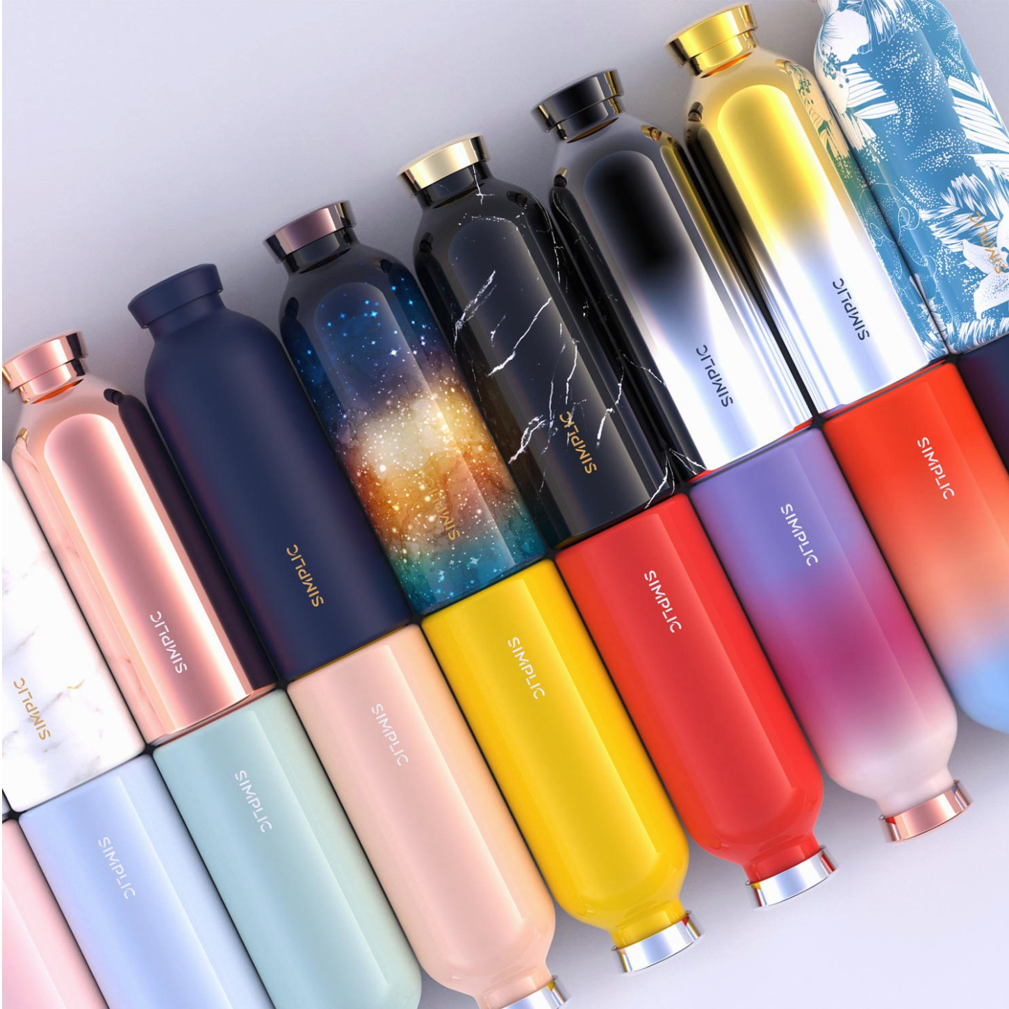 Simplic Double-Wall Insulated Stainless Steel Bottle  - 500ml