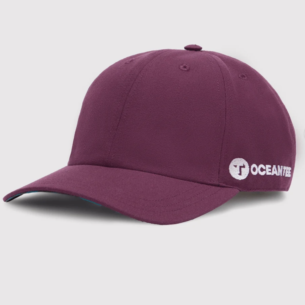 Oceantee 100% Recycled Caps - Peak Brim - 6 Colours Available