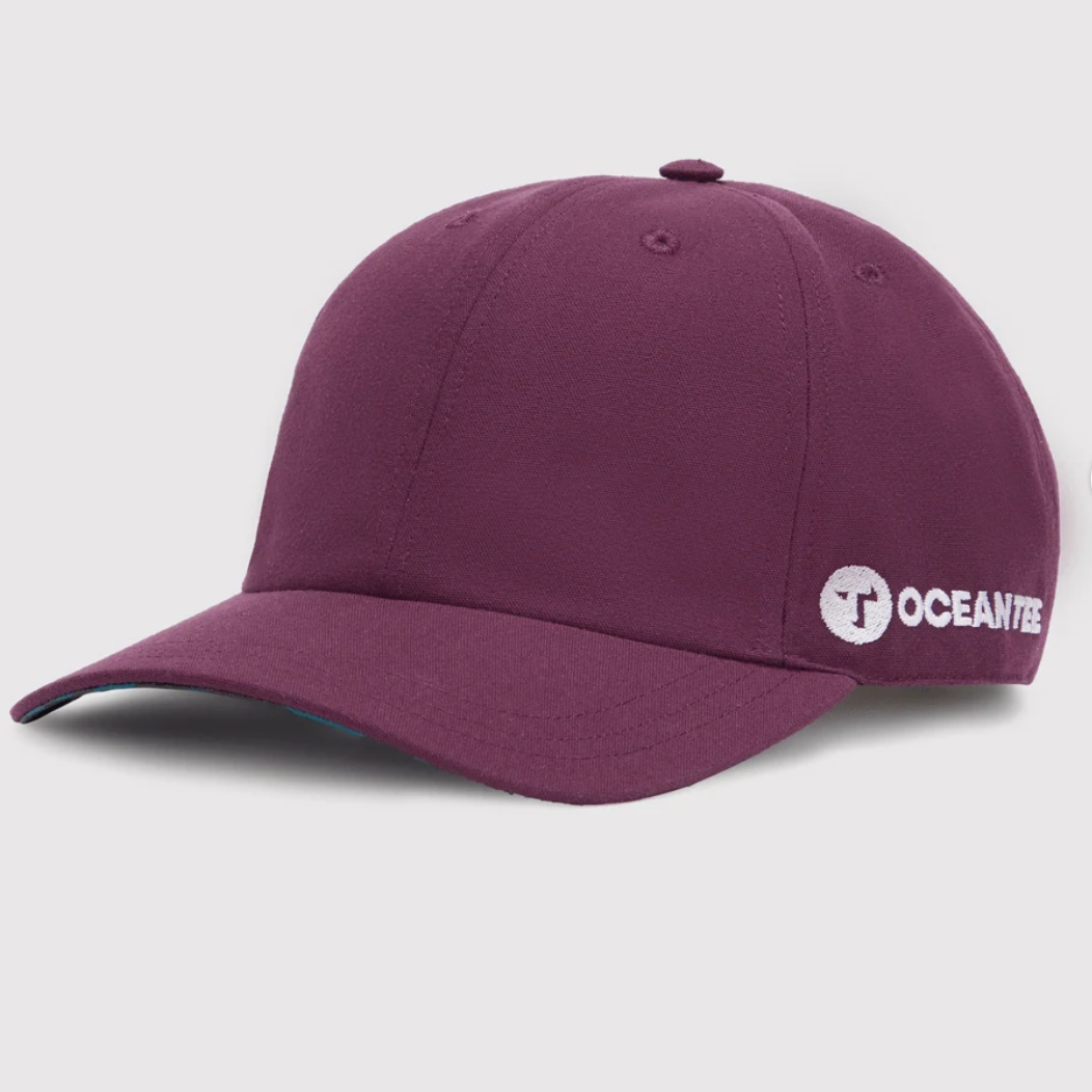 Oceantee 100% Recycled Caps  - Peak Brim - 6 Colours Available