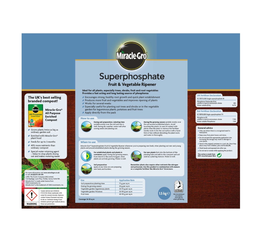 Miracle-Gro  Superphosphate 1.5kg