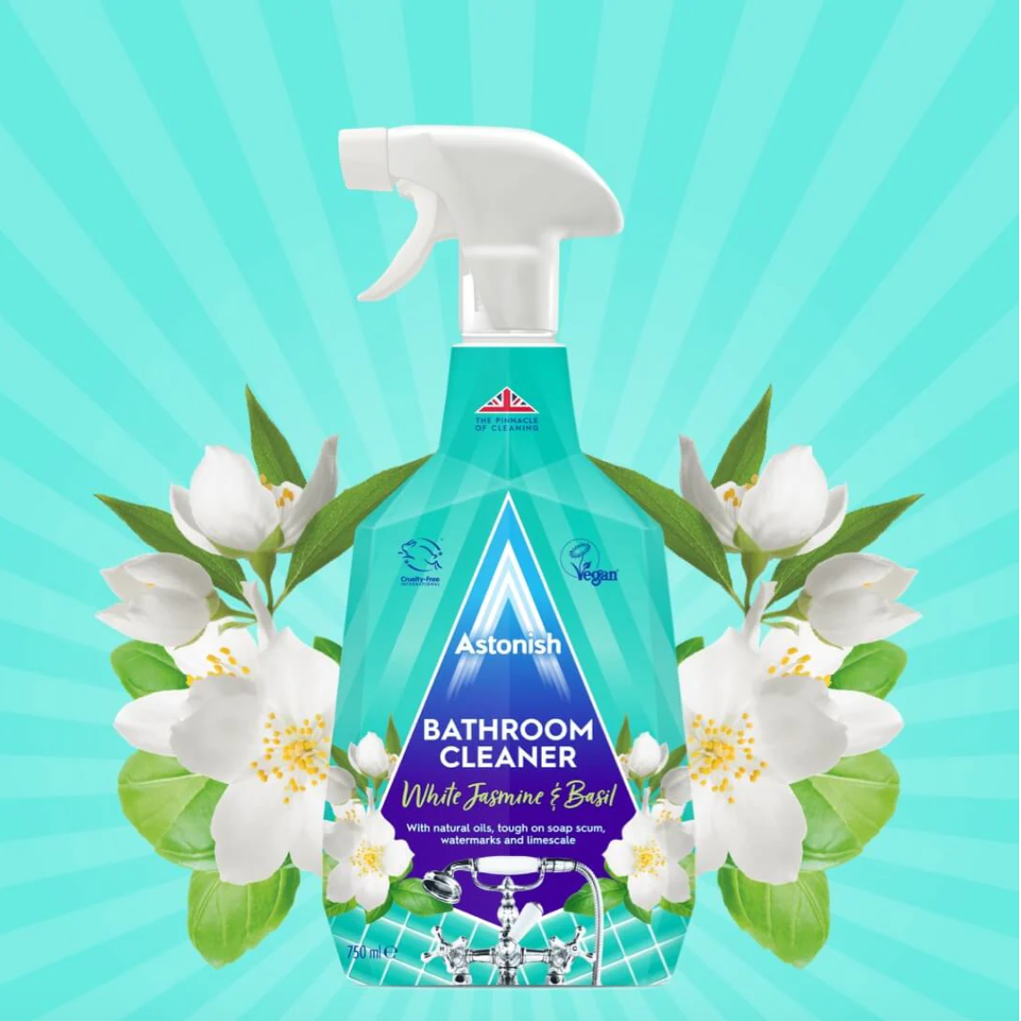 Astonish Bathroom Cleaner White Jasmine & Basil - 750ml