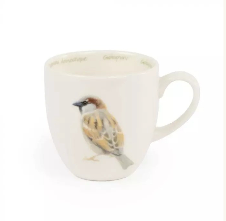 Porcelain Bird Mugs by Elwin van der Kolk