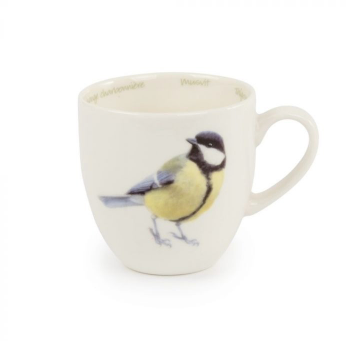 Porcelain Bird Mugs by Elwin van der Kolk