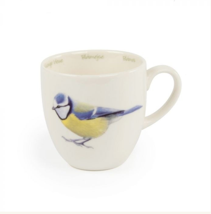 Porcelain Bird Mugs by Elwin van der Kolk