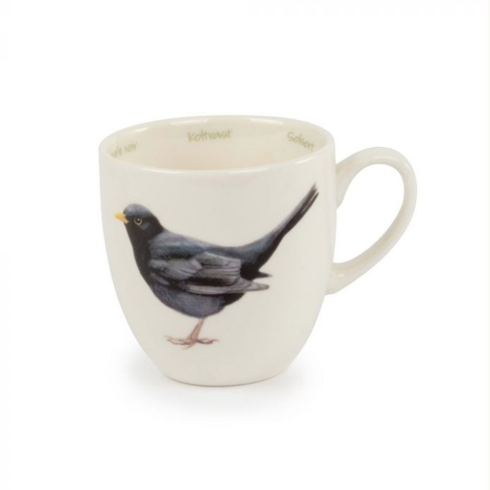 Porcelain Bird Mugs by Elwin van der Kolk