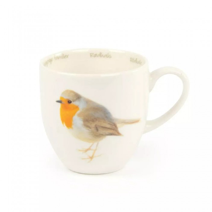 Porcelain Bird Mugs by Elwin van der Kolk