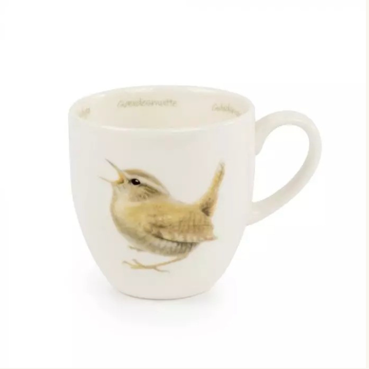 Porcelain Bird Mugs by Elwin van der Kolk