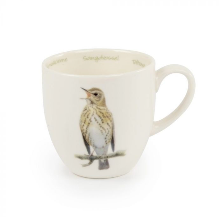 Porcelain Bird Mugs by Elwin van der Kolk