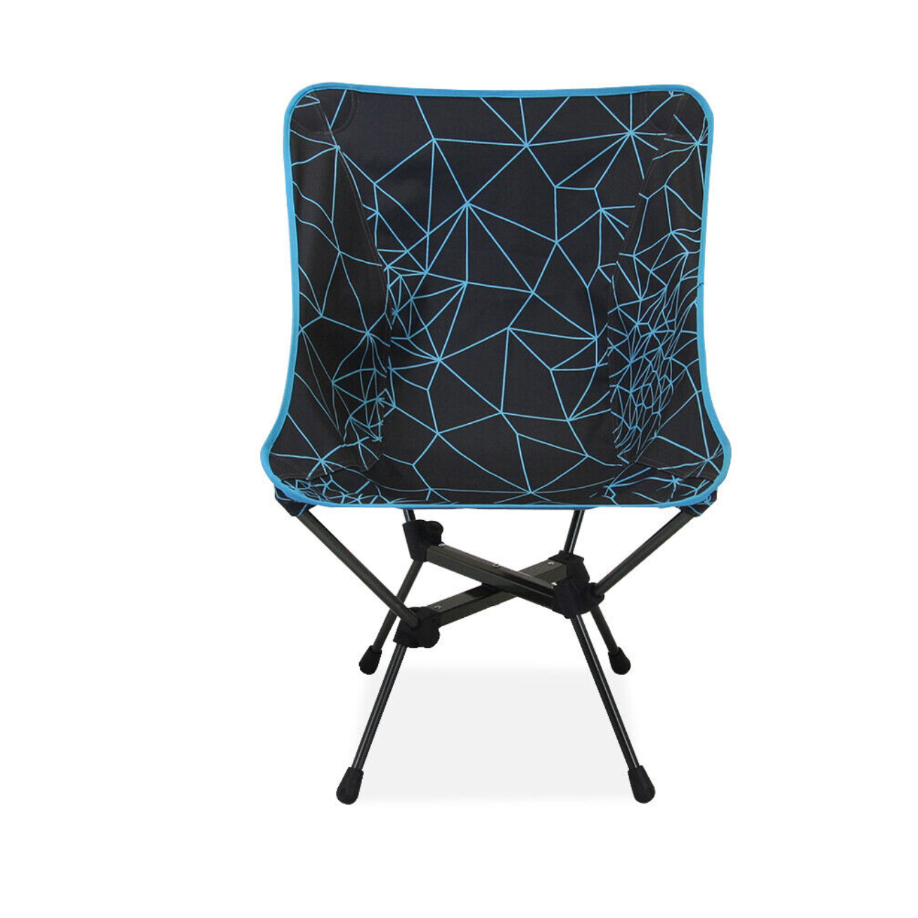 Portal Outdoor - Lightweight Folding Camping Chair - "Marbella" Black/Blue