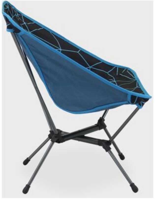 Portal Outdoor - Lightweight Folding Camping Chair - "Malta" Blue/Black