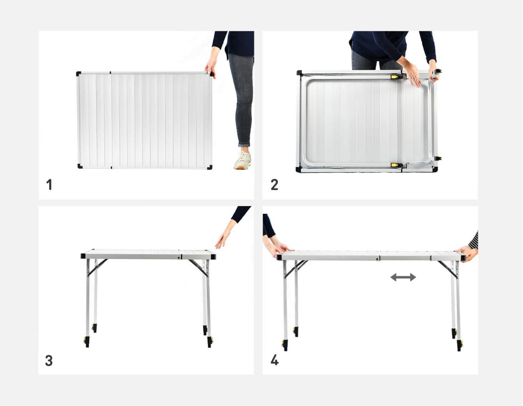 Bel Sol - Jannik Foldable Portable Camping Table