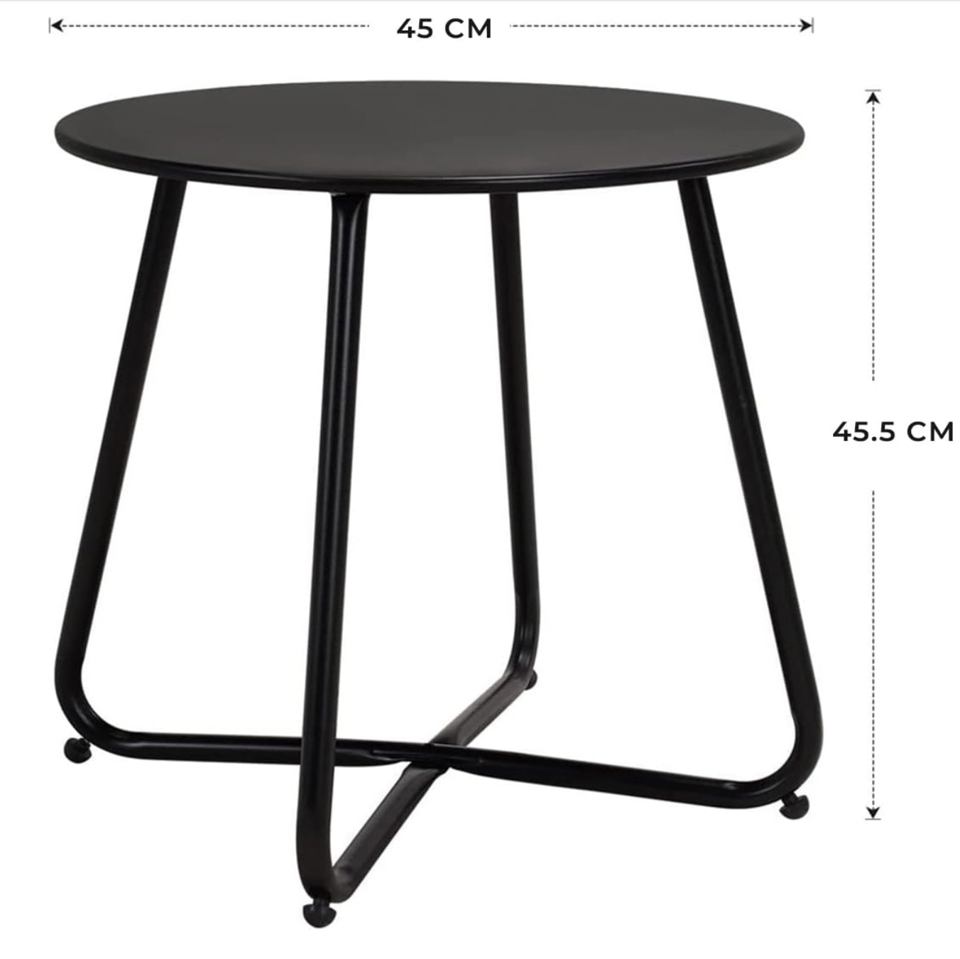 Westfield Outdoor - Indoor & Outdoor Table- Black