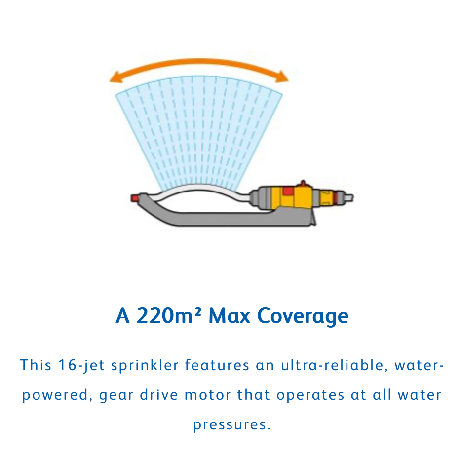 Hozelock Rectangular Sprinkler Plus - 220m²