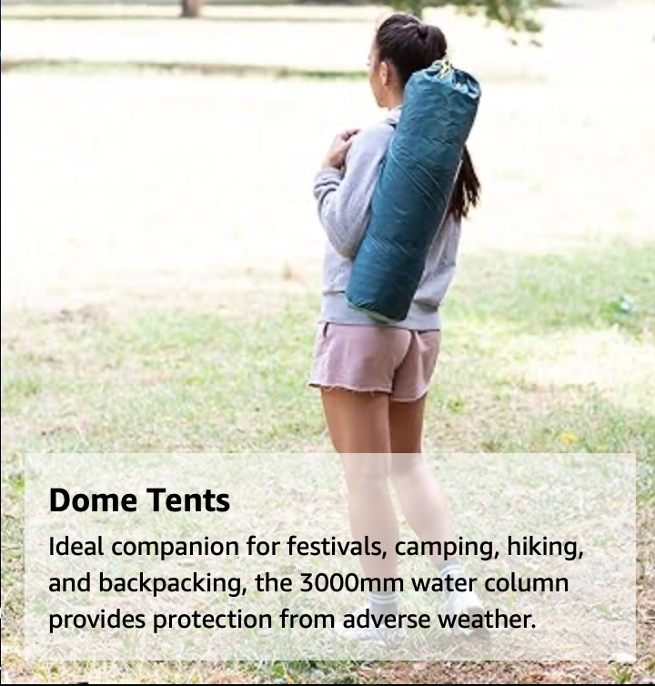 Tambu Acamp 3-4 Person Dome Tent - Grey / Taupe - 55% OFF