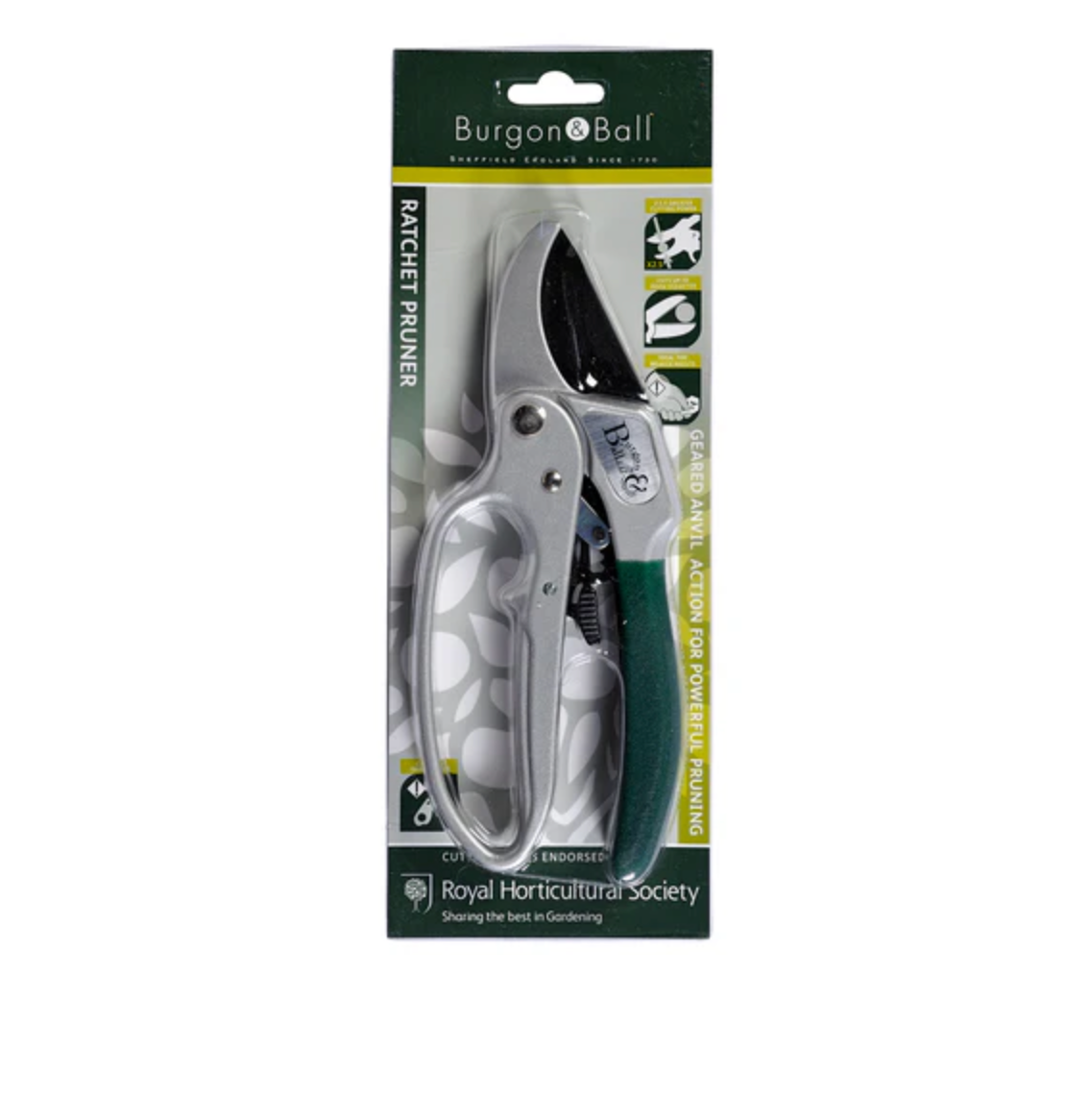 Burgon & Ball Ratchet Pruner - RHS Endorsed