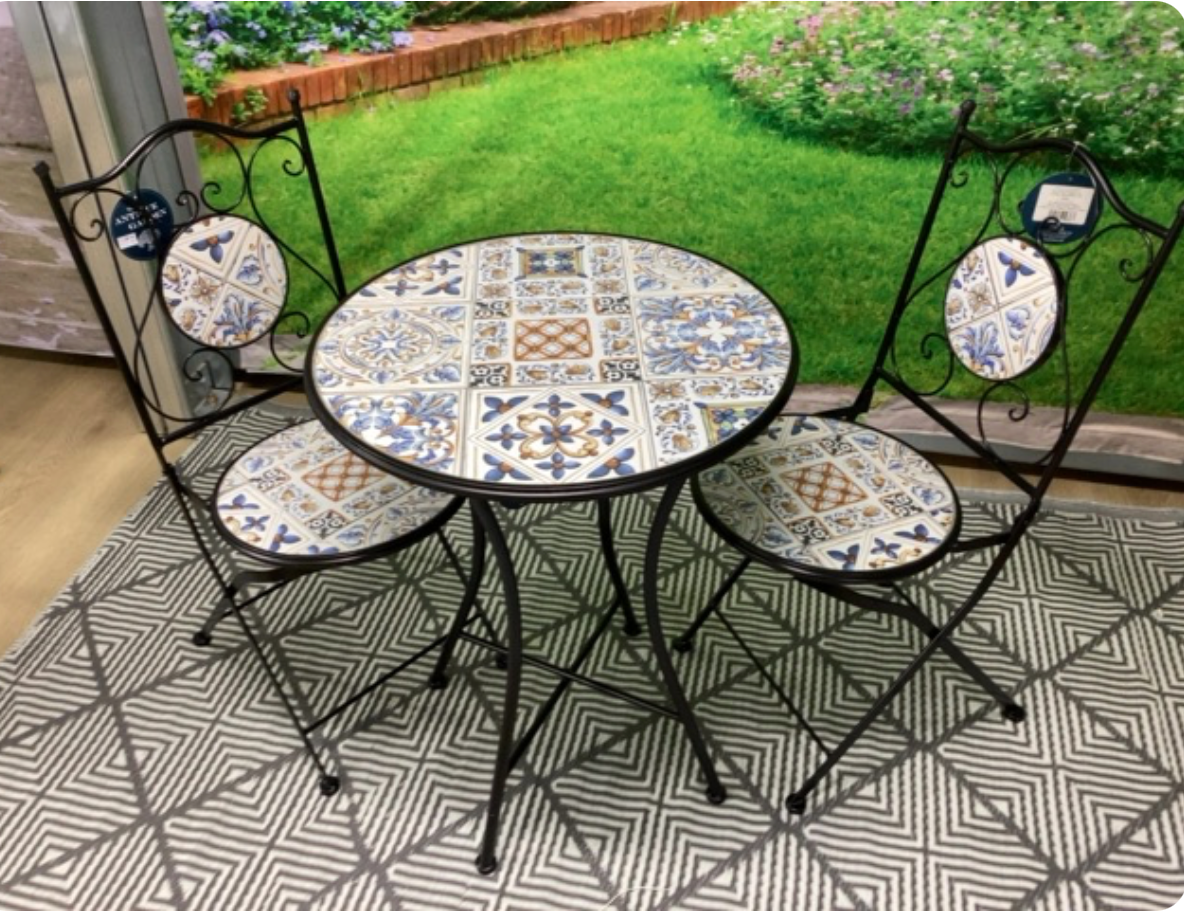 2 Seater Mosaic Bistro Sets - Various Designs