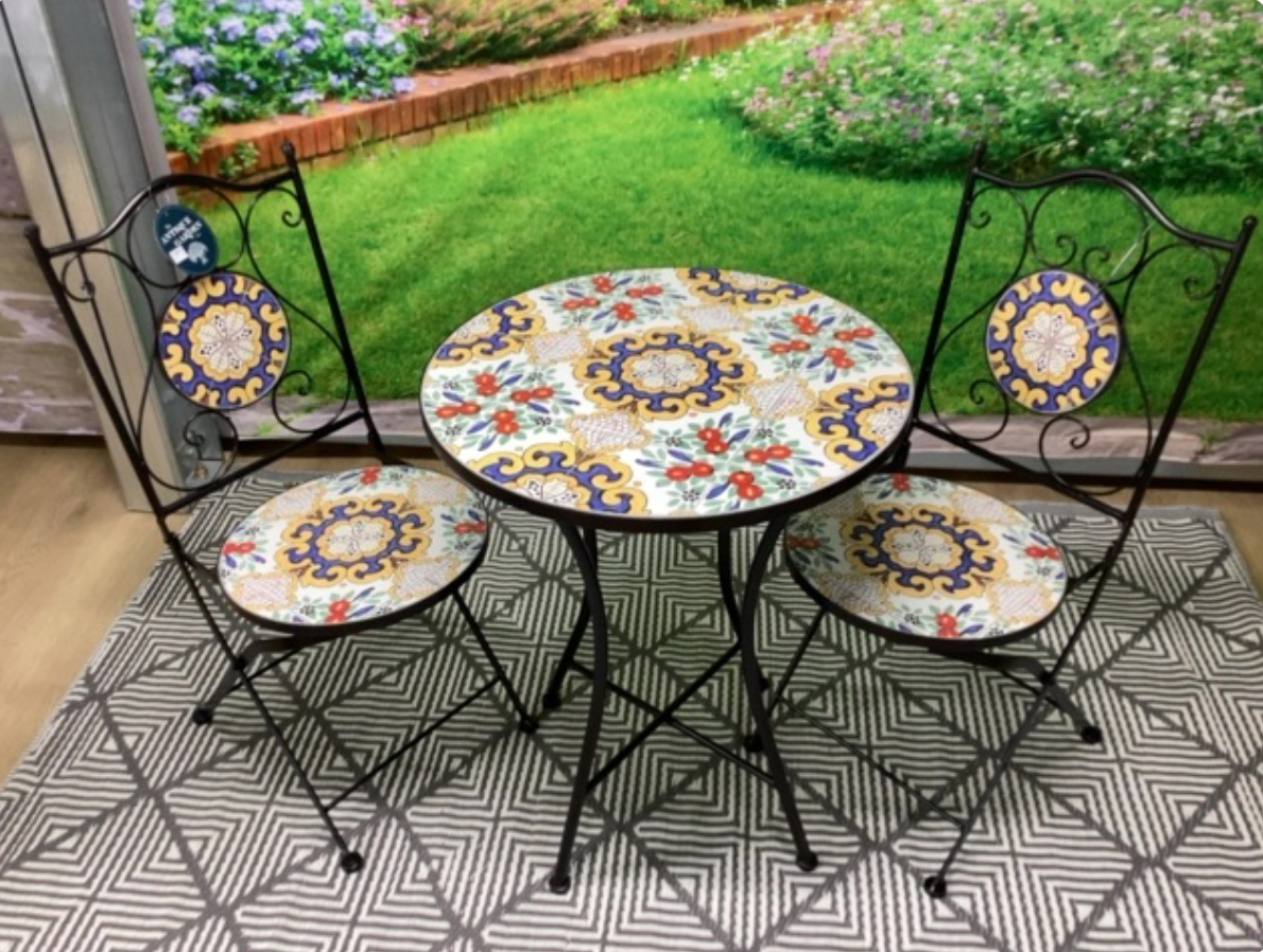 2 Seater Mosaic Bistro Sets - Various Designs