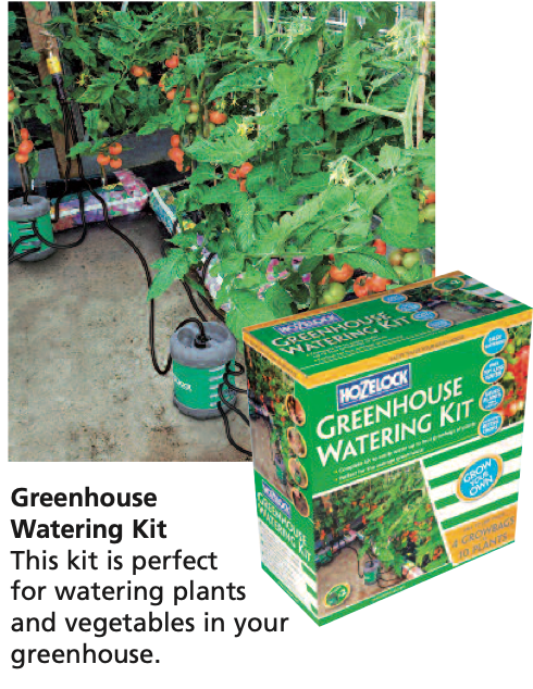 Hozelock 2822 Greenhouse Watering Kit - worn packaging