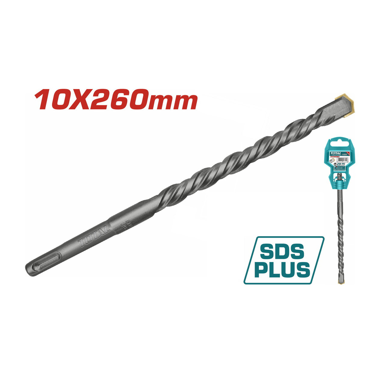 Total SDS Hammer Drill Bit - 10mm x 260mm - TAC311004