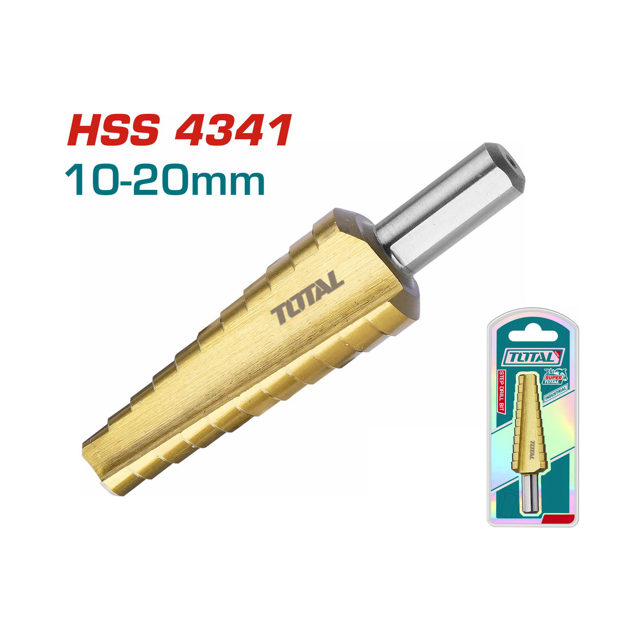 Total Step Drill Bit - 10-20mm - TAC7510201