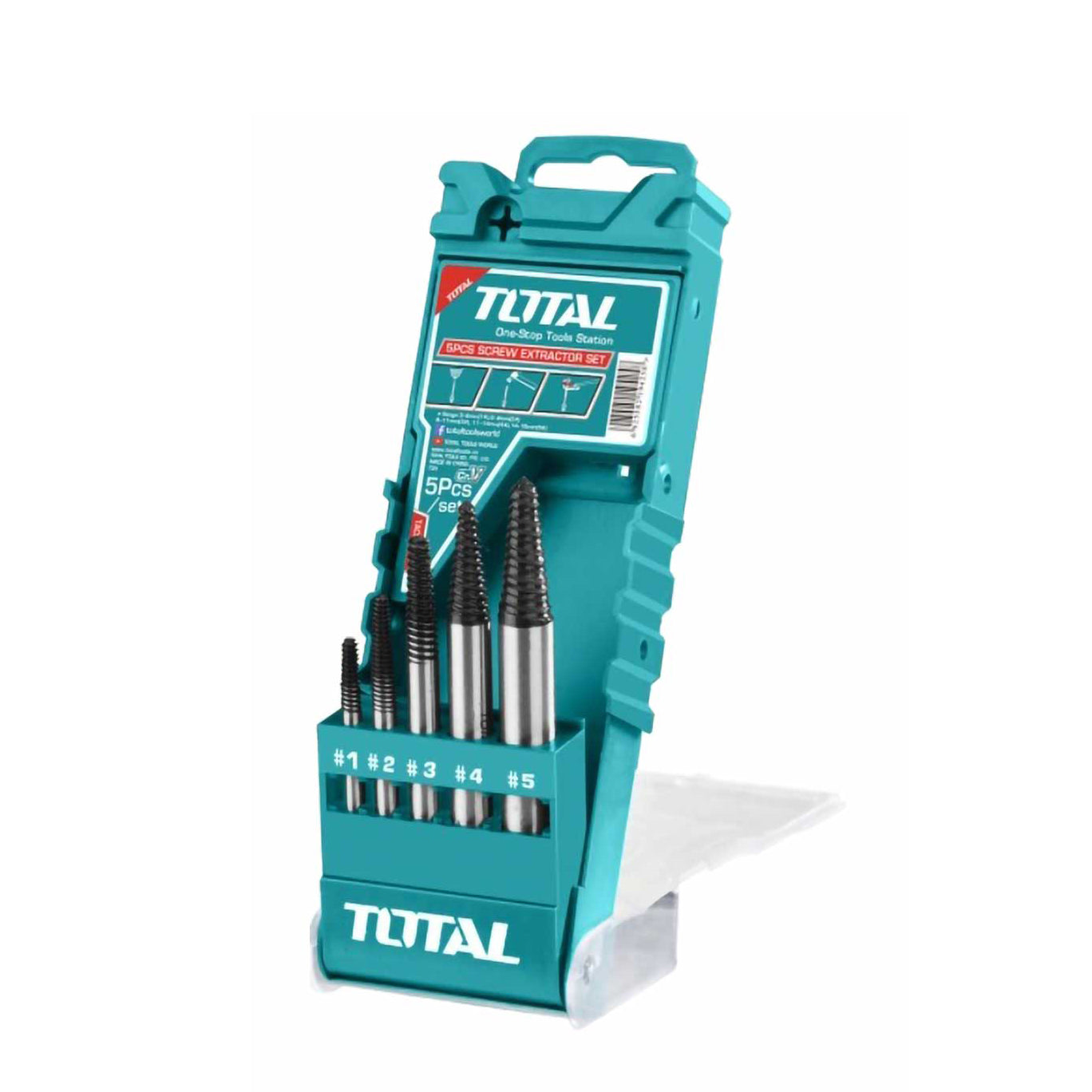 Total Screw Extractor Set - 5pcs - TACSE0056