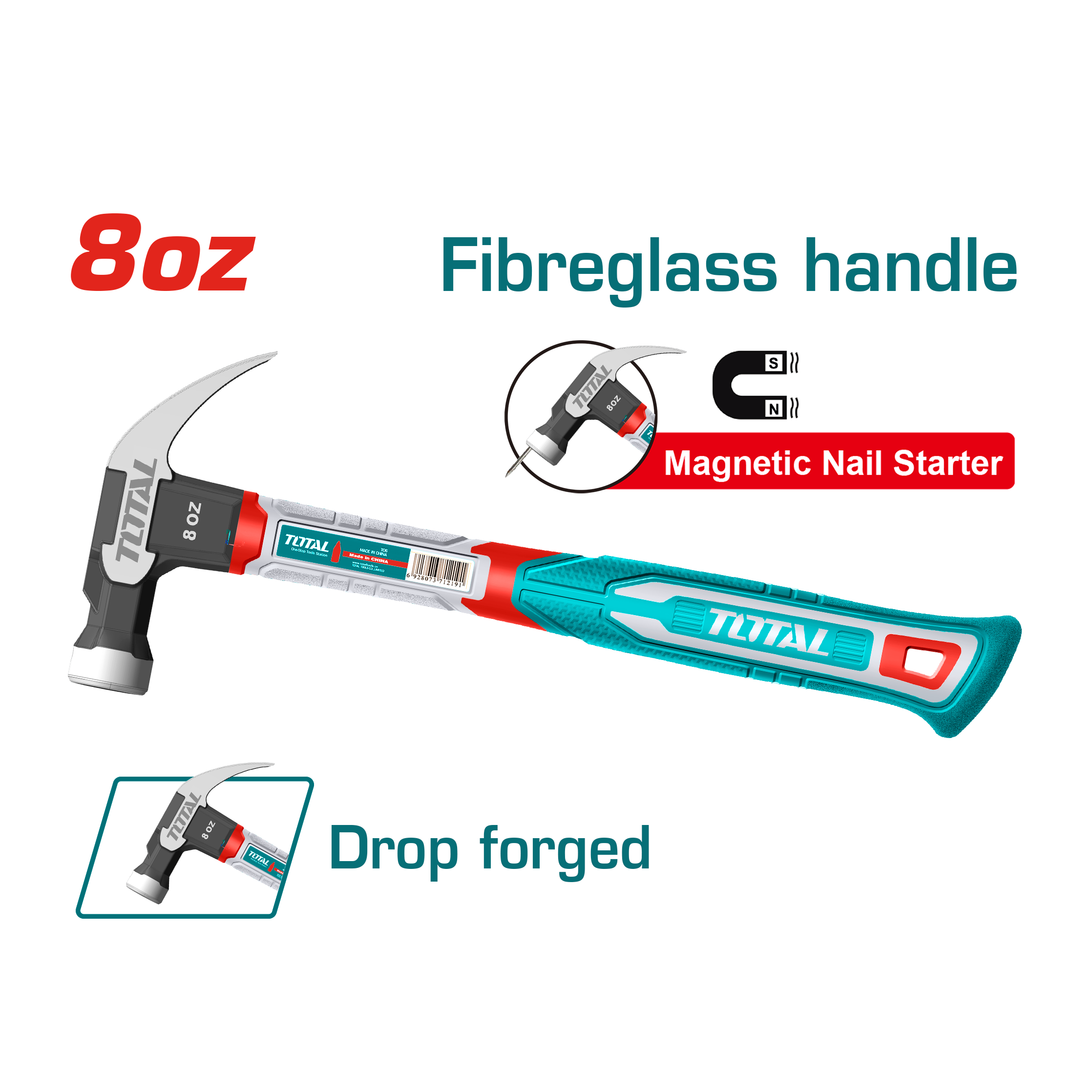 Total Claw Hammer - 8oz - THCH61008