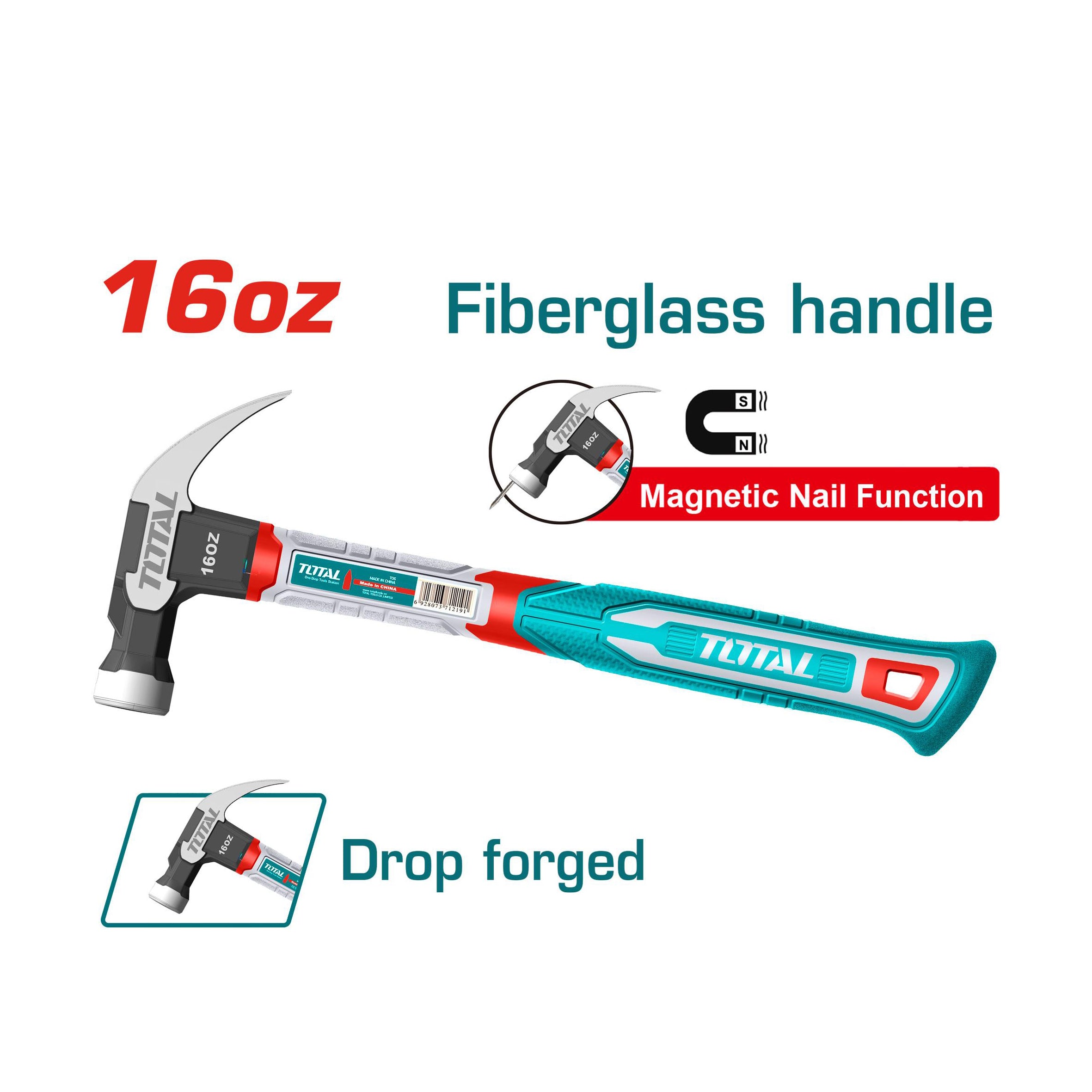 Total Claw Hammer - 16oz - THCH61016