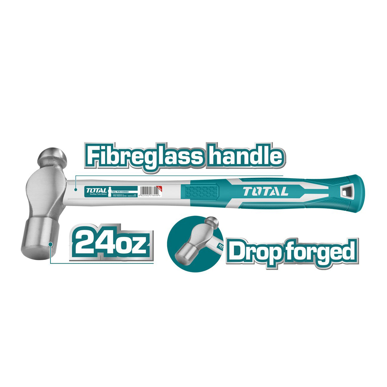 Total Ball Pein Hammer 32oz - THT74326