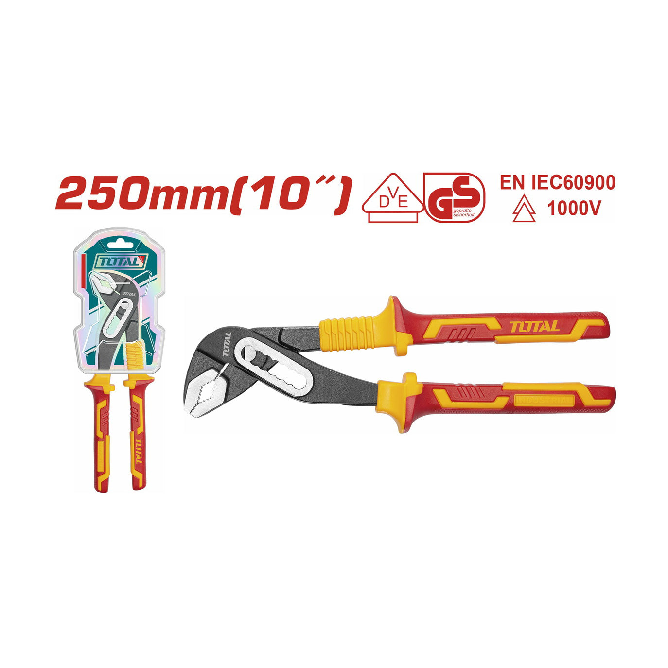 Total Insulated Pump Pliers - 250mm - THTIP28101