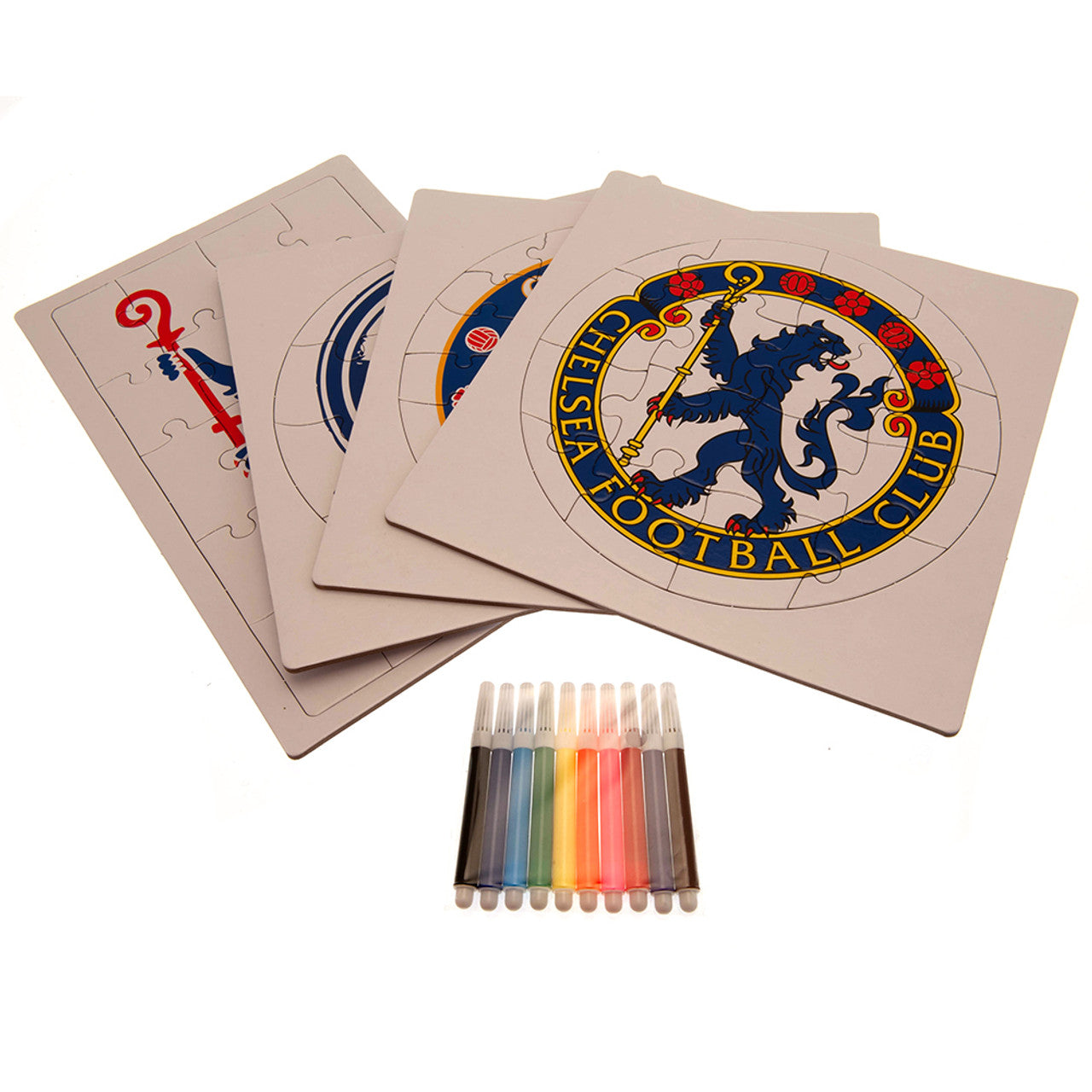 Chelsea Colour-in Crest Jigsaw Puzzles