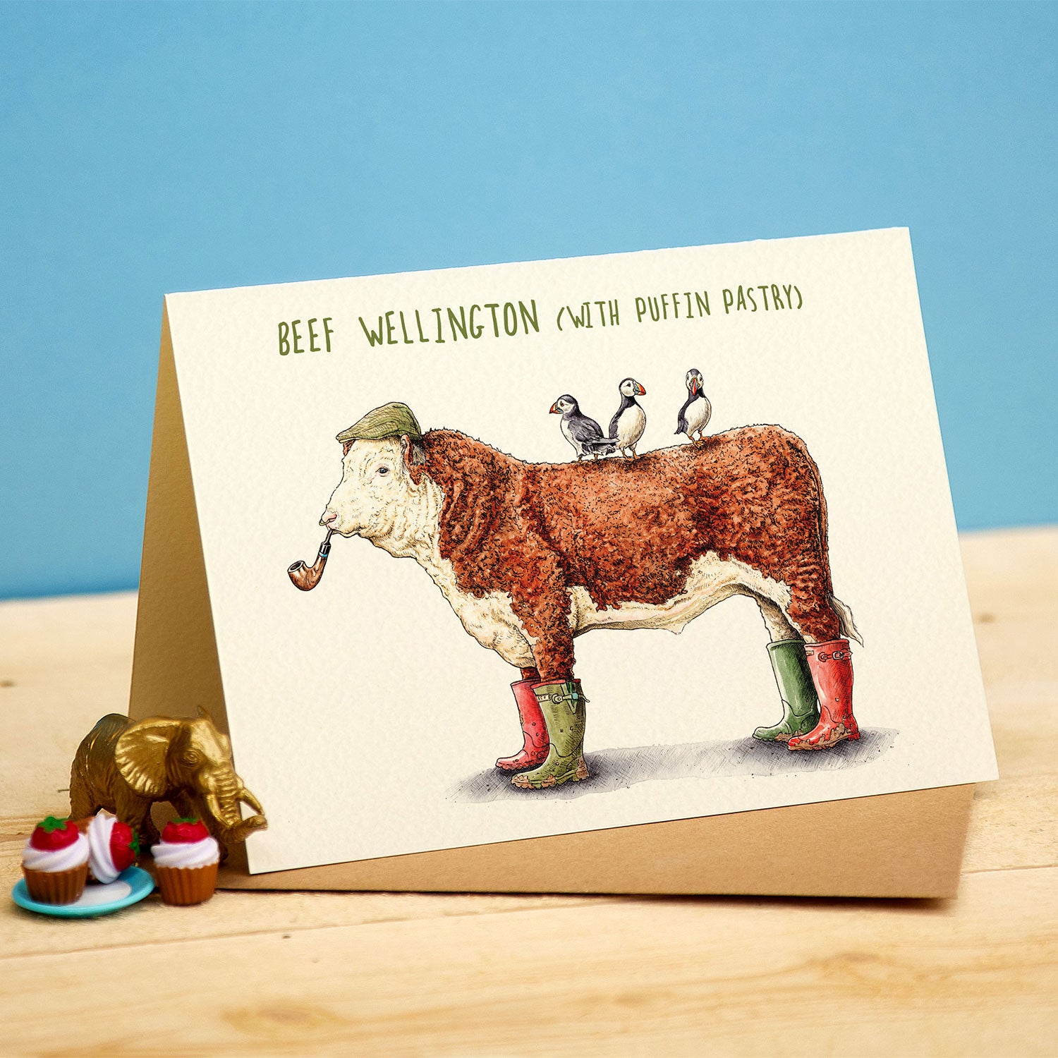 Beef Wellington Card by Bewilderbeest