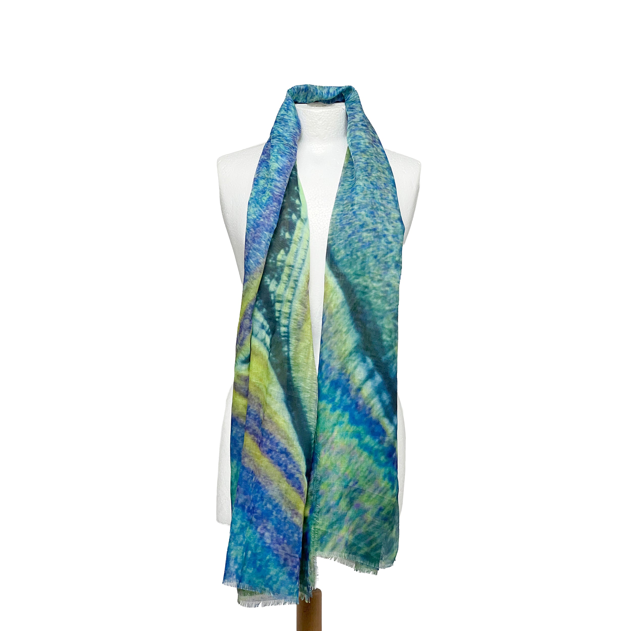 Weavermill Boxed Vintage Scarf " Watercolour" - Various Colours