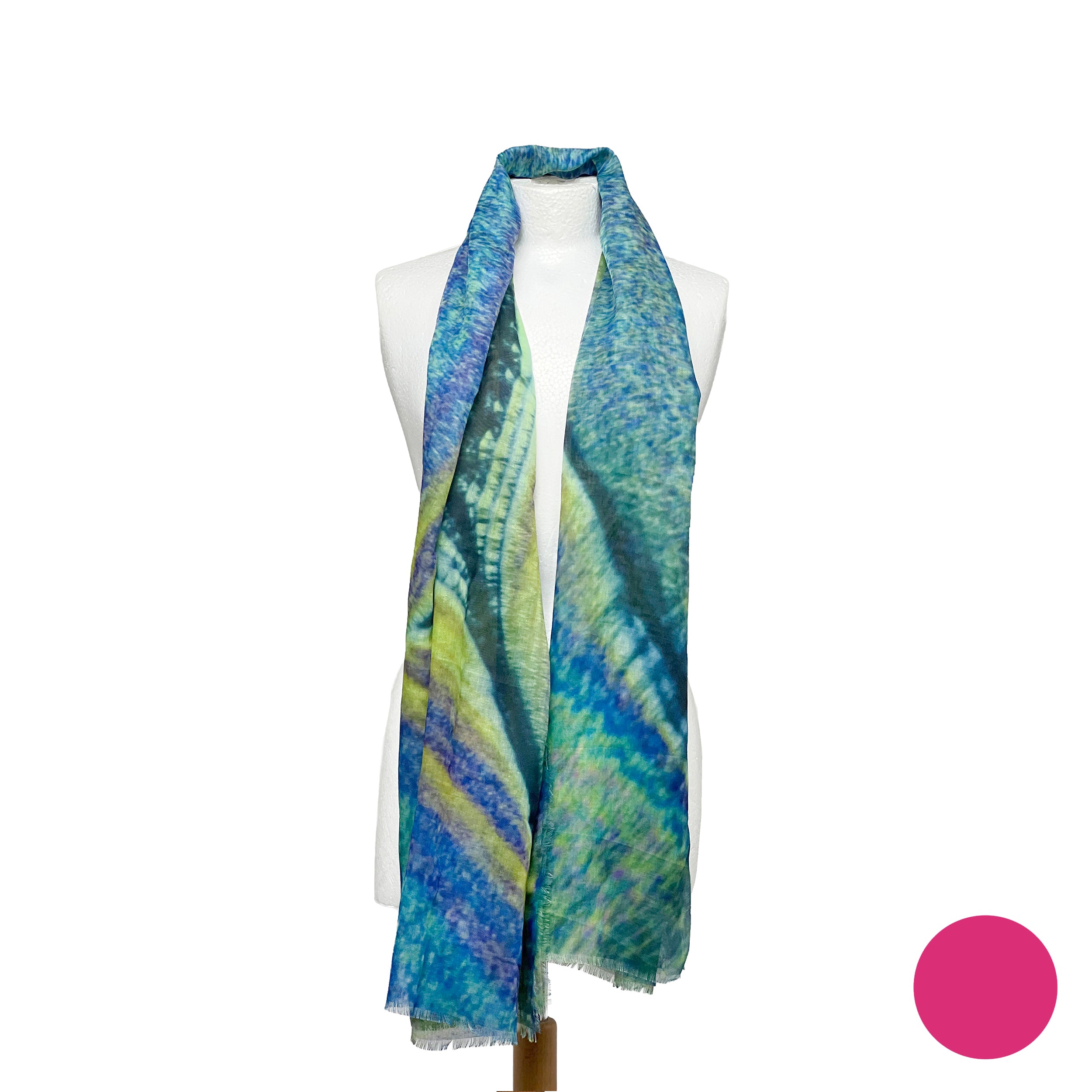Weavermill Boxed Vintage Scarf " Watercolour" - Various Colours