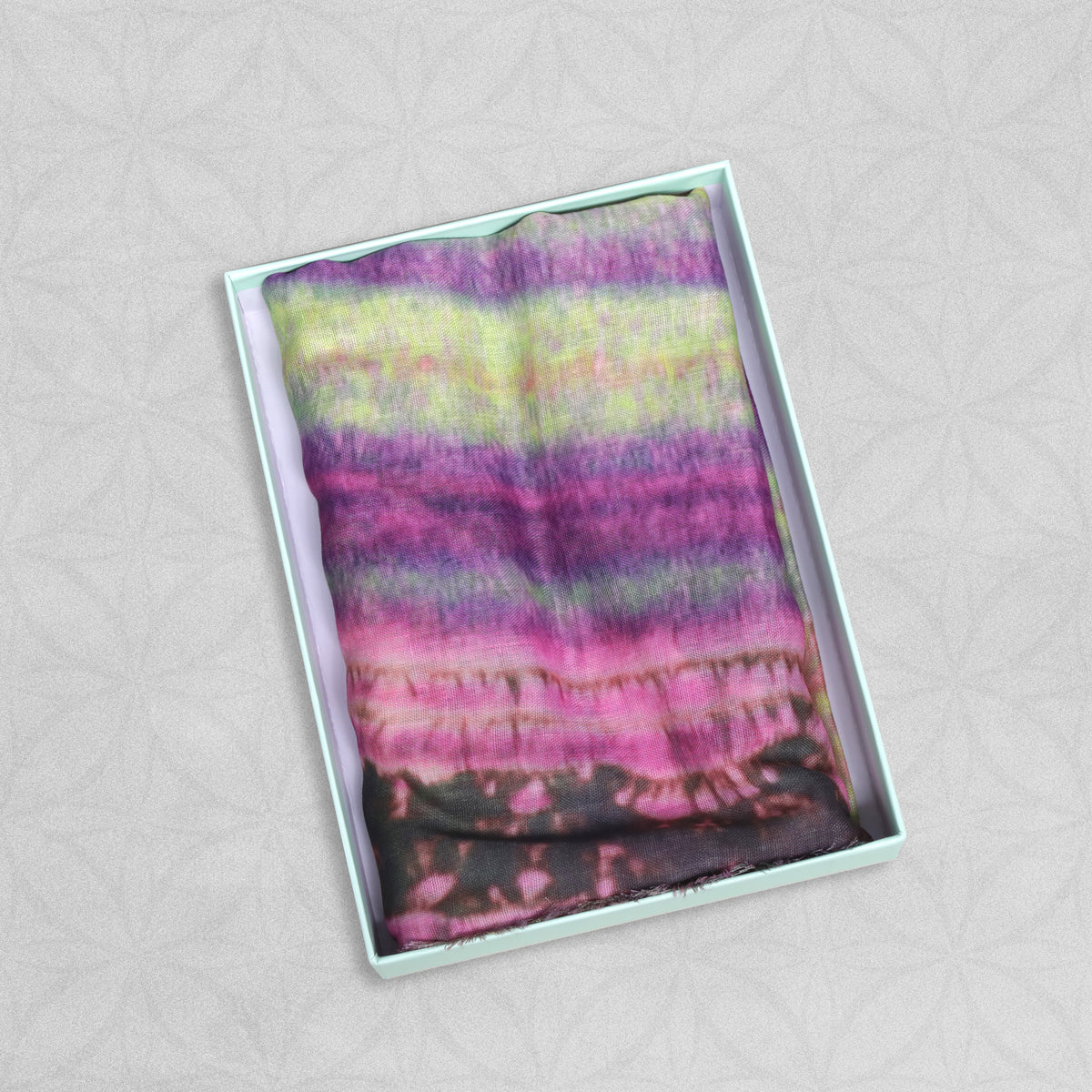 Weavermill Boxed Vintage Scarf " Watercolour" - Various Colours