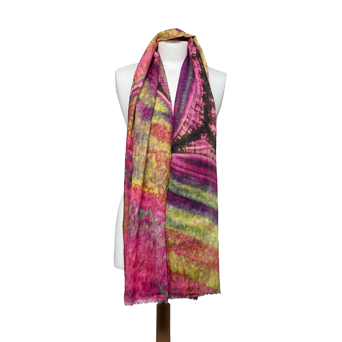 Weavermill Boxed Vintage Scarf " Watercolour" - Various Colours