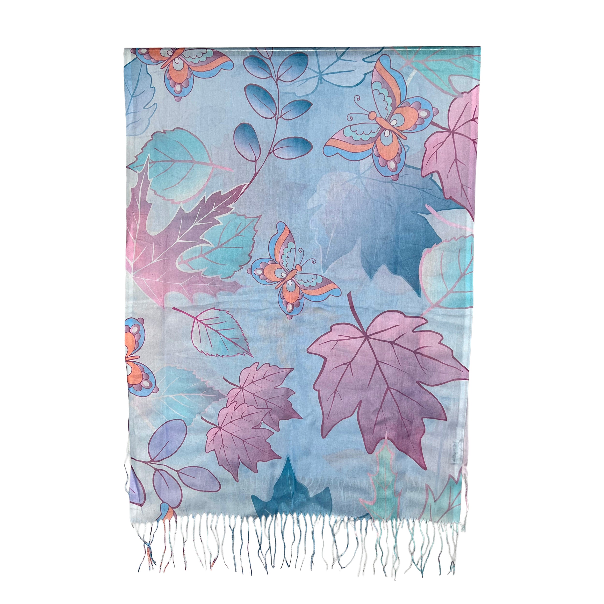 Weavermill Boxed Vintage Scarf " Butterfly Fringed " various colours