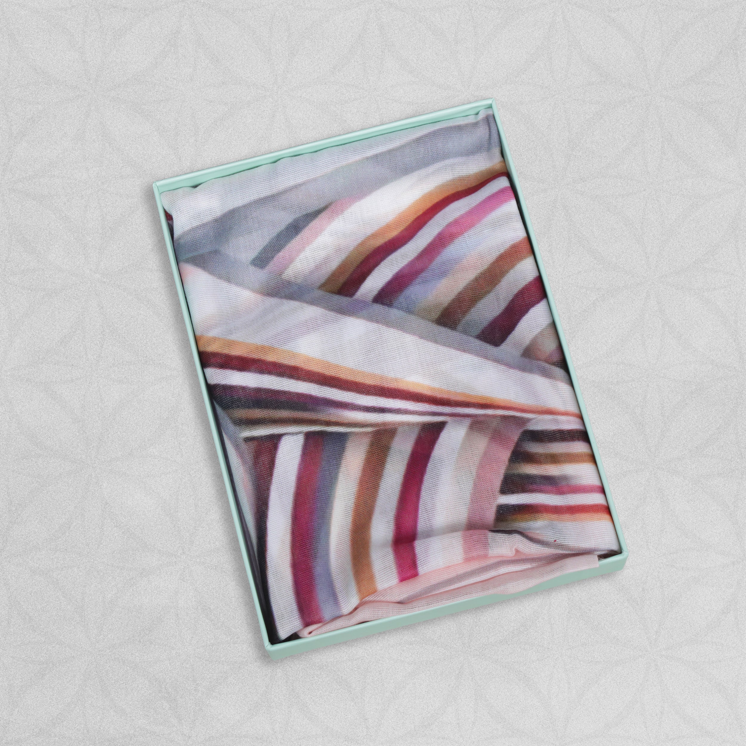 Weavermill Boxed Vintage Scarf " Ribbon Fringe " various colours