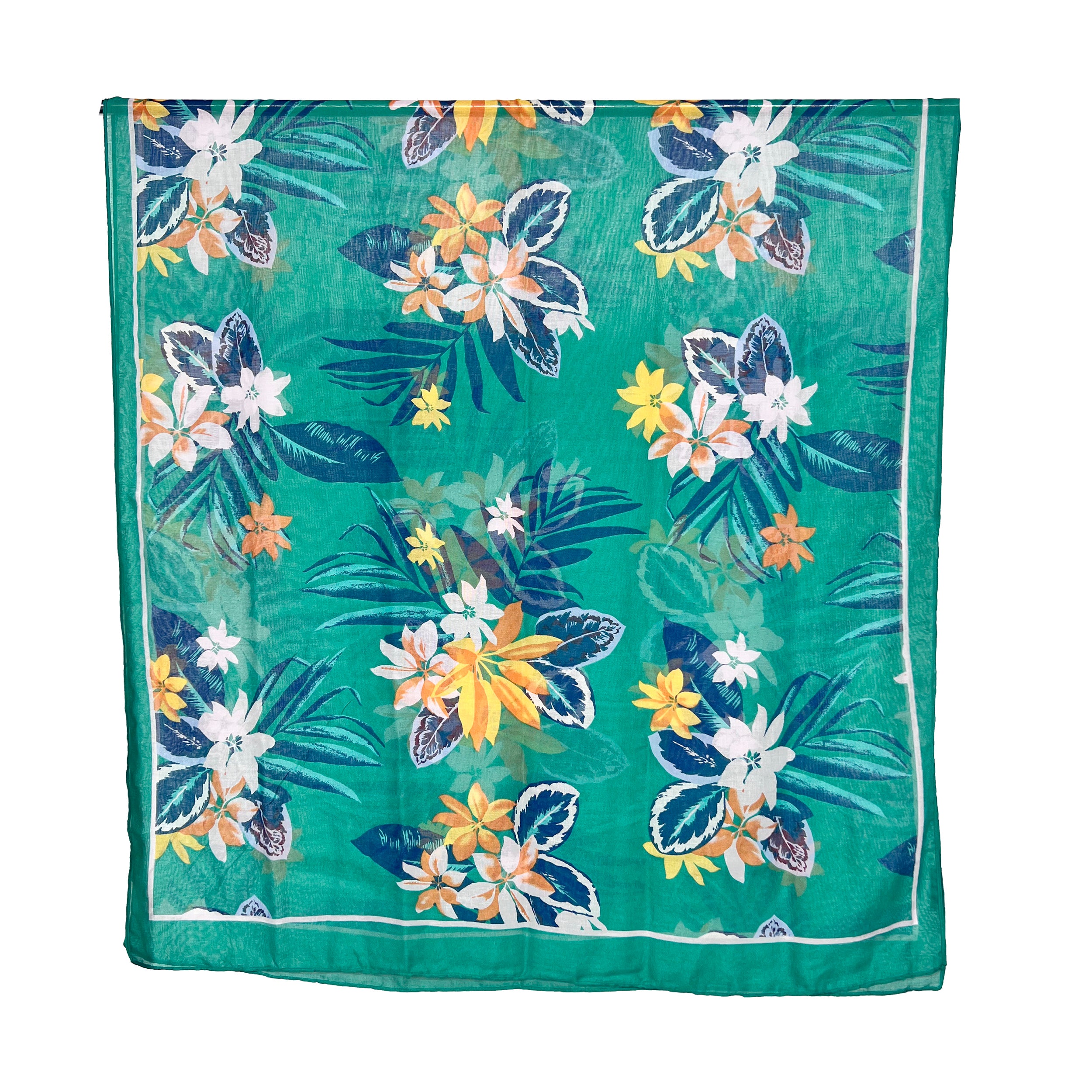 Weavermill Boxed Vintage Scarf " Hawaiian Floral" - Various Colours