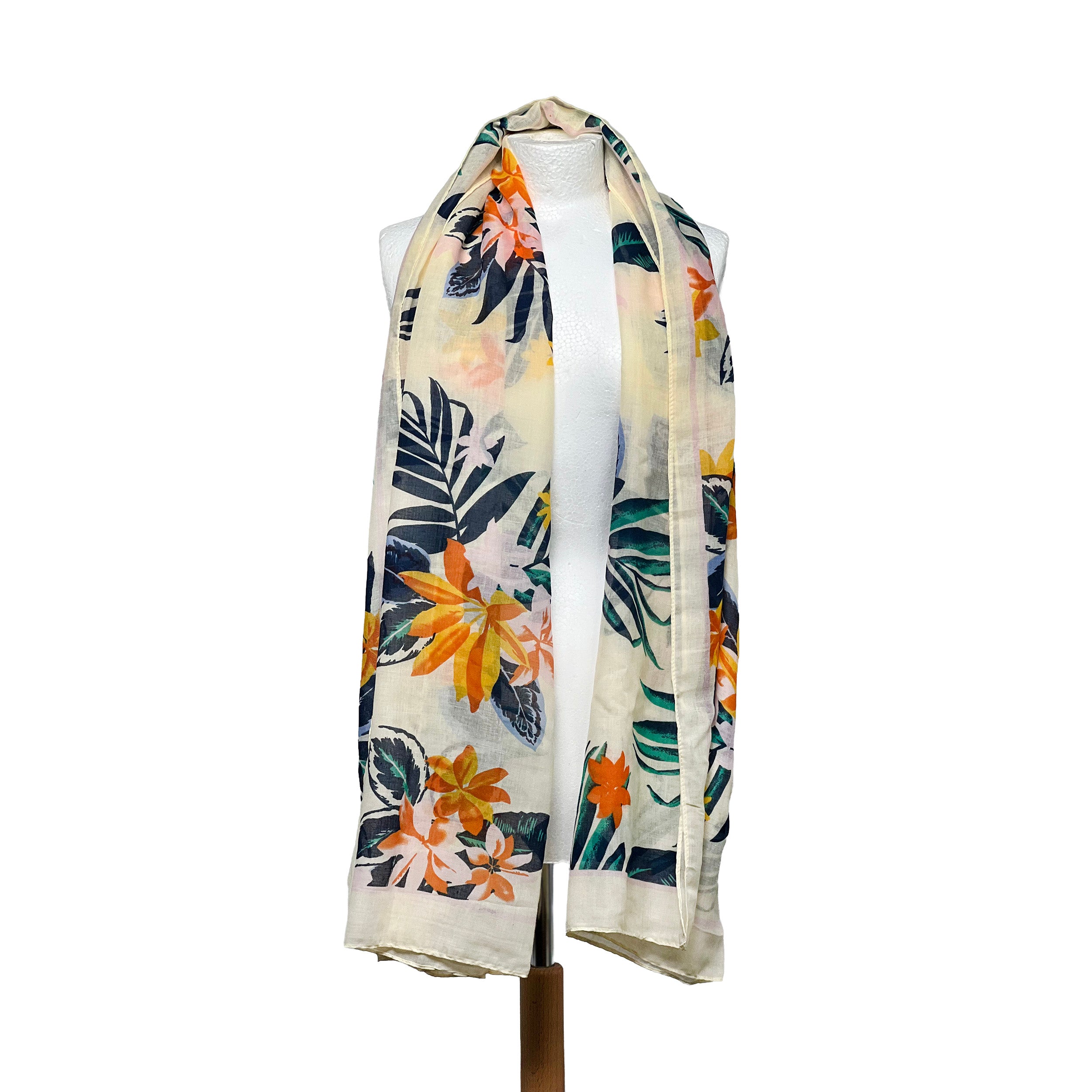 Weavermill Boxed Vintage Scarf " Hawaiian Floral" - Various Colours