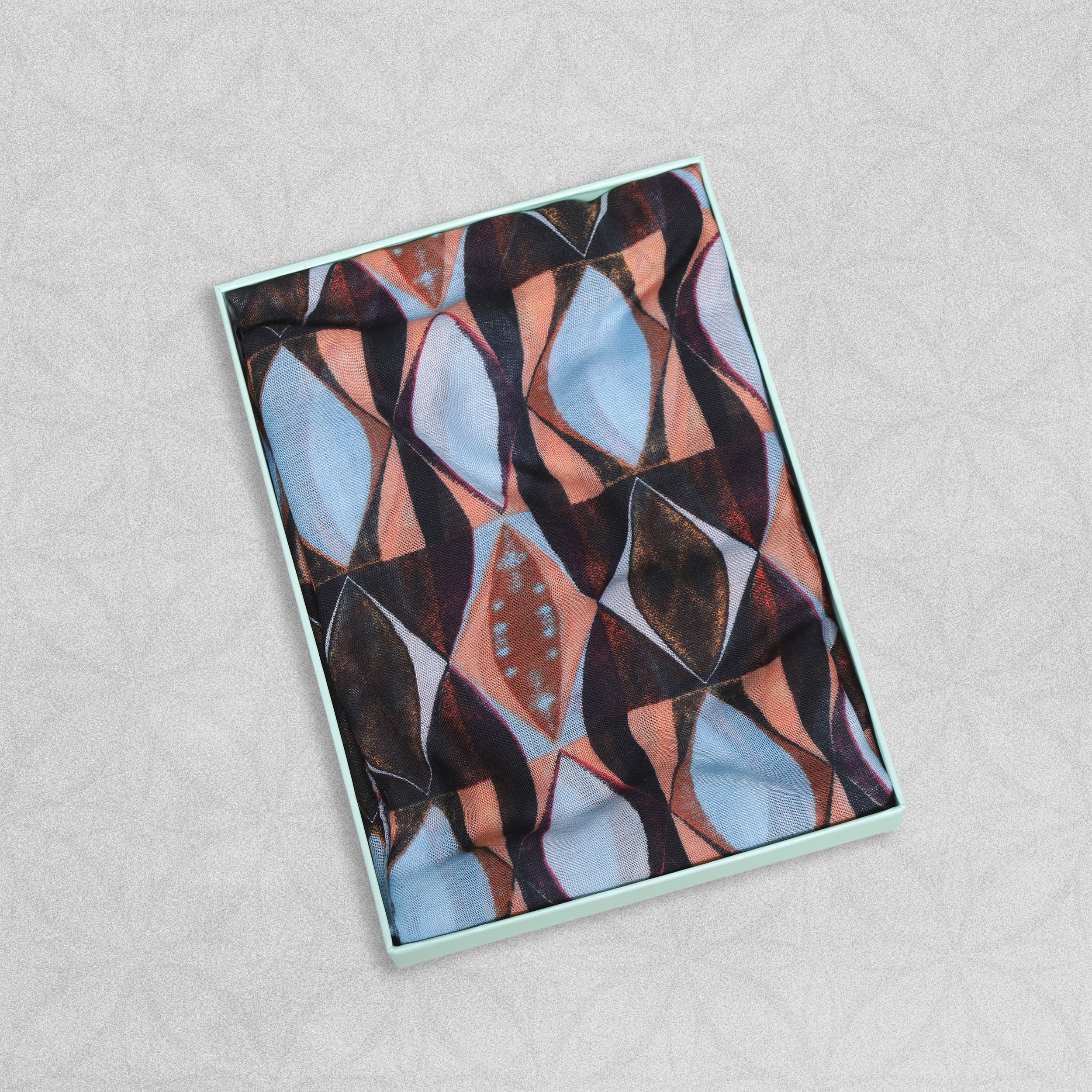 Weavermill Boxed Vintage Scarf " Vintage Diamond " various colours